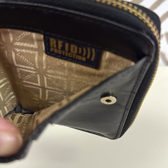 Lodis Black Smooth Leather Wallet with RFID Protection - Picture 9 of 9